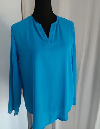 Blouse bleue