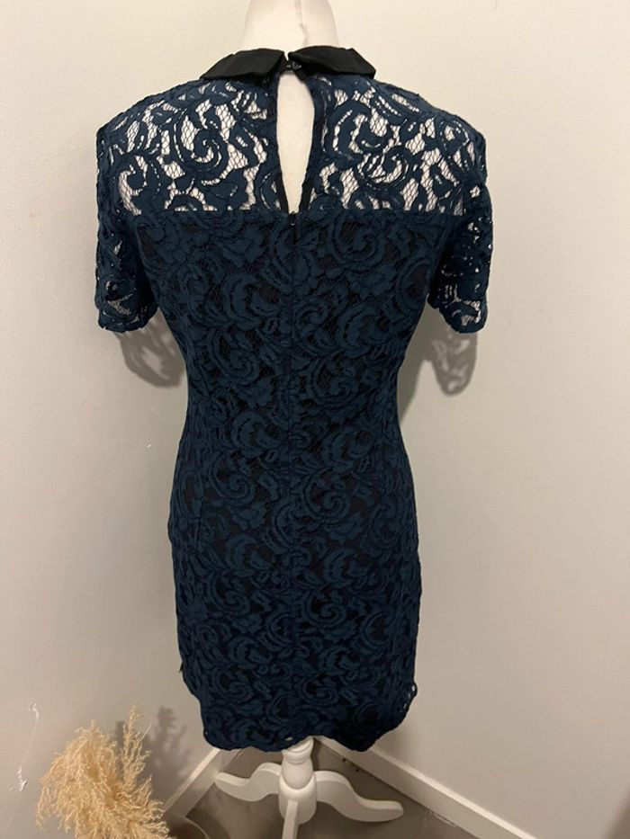 Robe dentelle marine et noire one step S - photo numéro 5