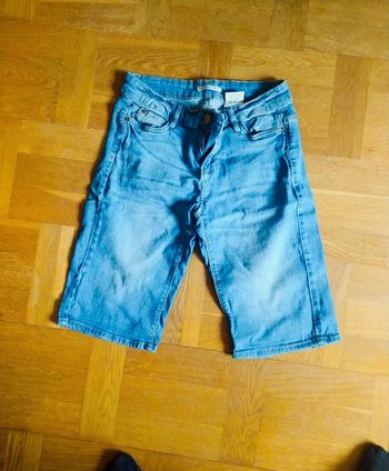 Short bermuda taille 36 camaïeu bleu jeans