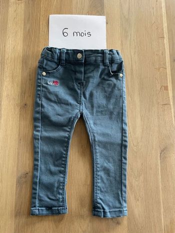 Jean fille Tape à l’œil 6 mois