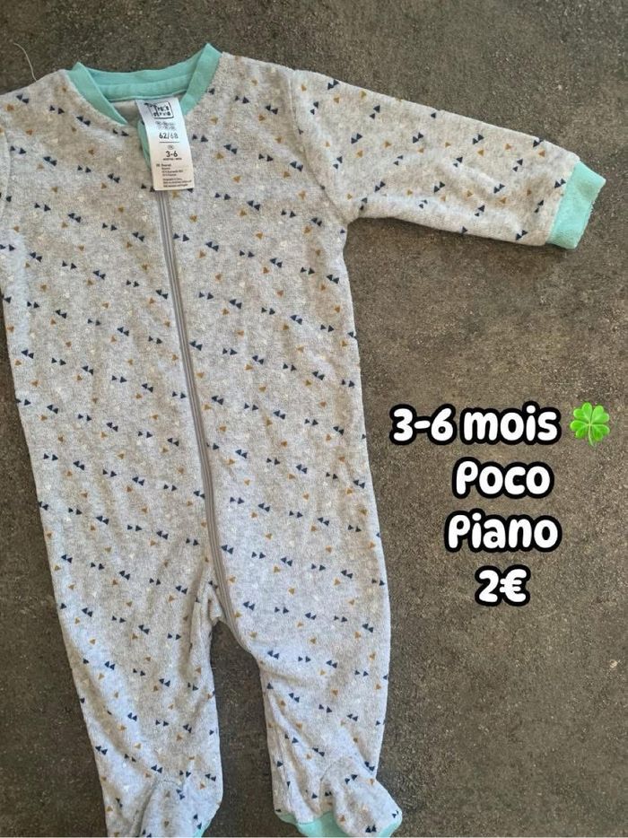 Pyjama 🍀 3-6 mois 🍀 Poco Piano