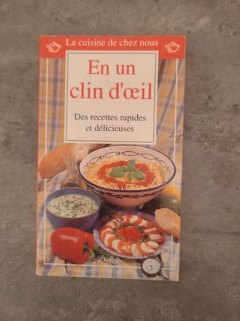 Livre recettes En un clin d œil