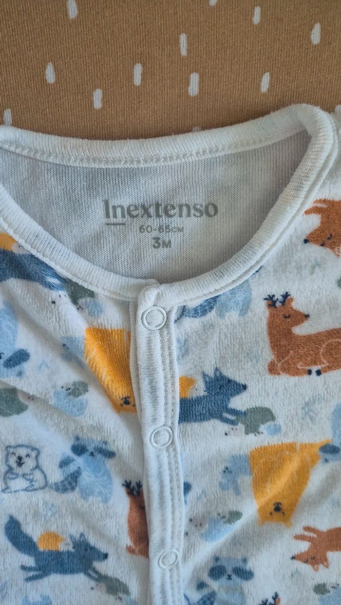 Pyjama velours 3 mois - photo numéro 2