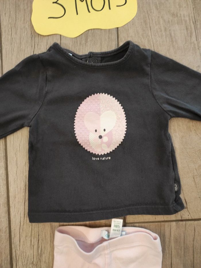 Ensemble pull et legging 3 mois - photo numéro 3