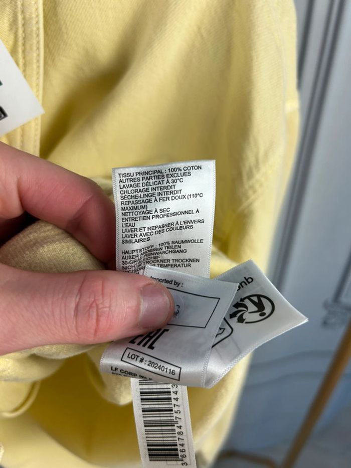 Veste courte jean Jaune Ba&sh T1 / S neuve - photo numéro 6