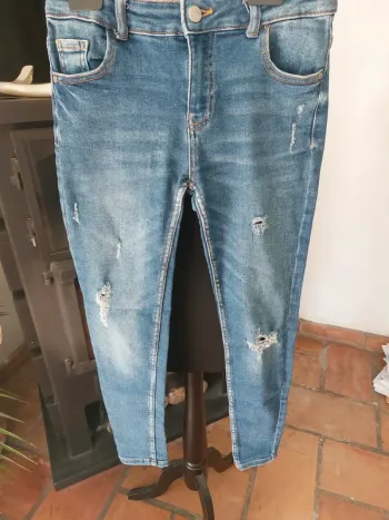 Jeans taille haute
