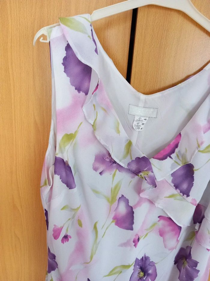 👵robe + chemise mousseline polyester T48 la redoute - photo numéro 6