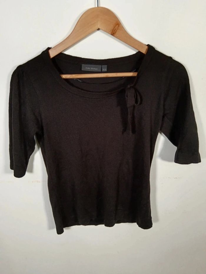 C20 blouse noir kiabi 34/36