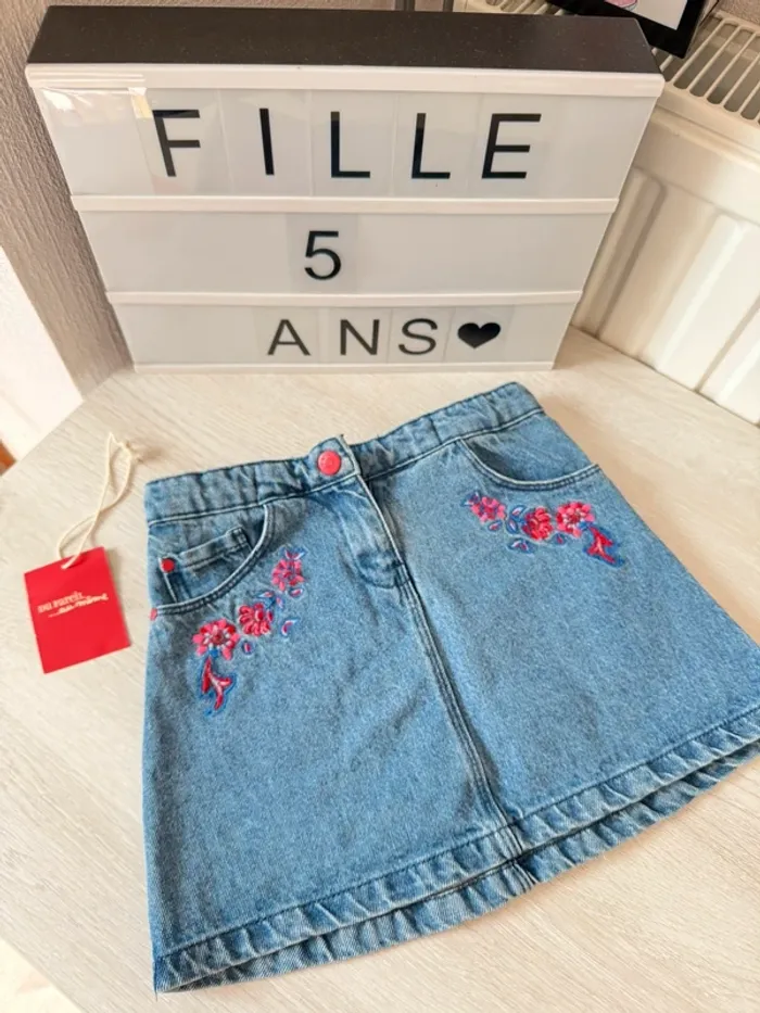 Jupe en jeans DPAM 5 ans - photo numéro 2