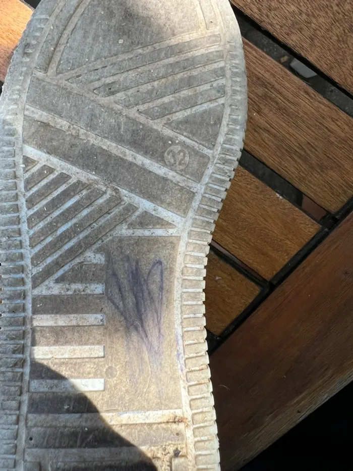 Basket tricolore taille 32 chaussea - photo numéro 5