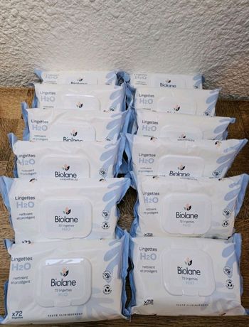 Lot 12 x paquets BIOLANE H20