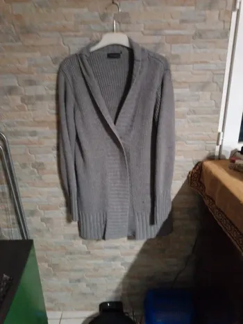 Gilet long gris Kiabi woman 46