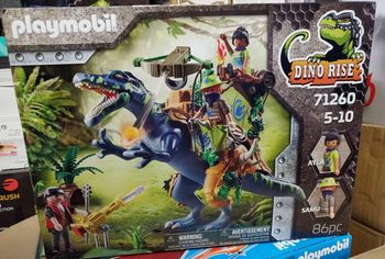 Playmobil 71260 Dino Rise - Spinosaure et combattant.