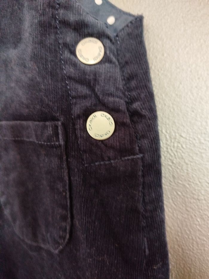 Robe Okaïdi 5 ans en velours - photo numéro 3