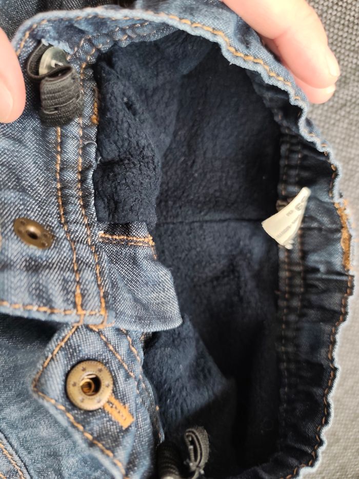 Jean molletonné garçon bébé - photo numéro 2