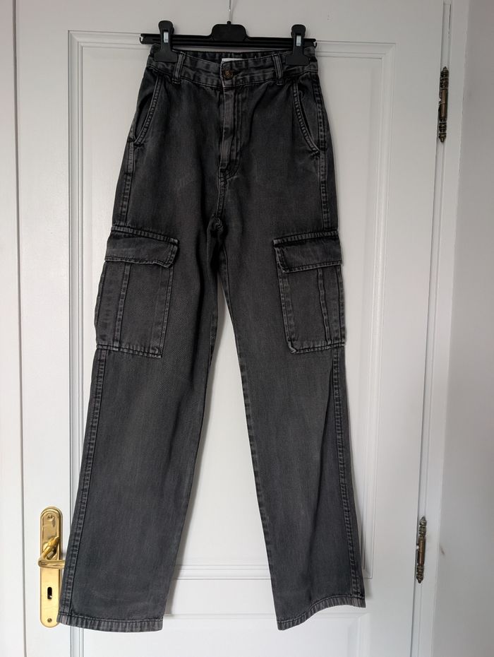 Cargo fille gris foncé Jennyfer taille 30