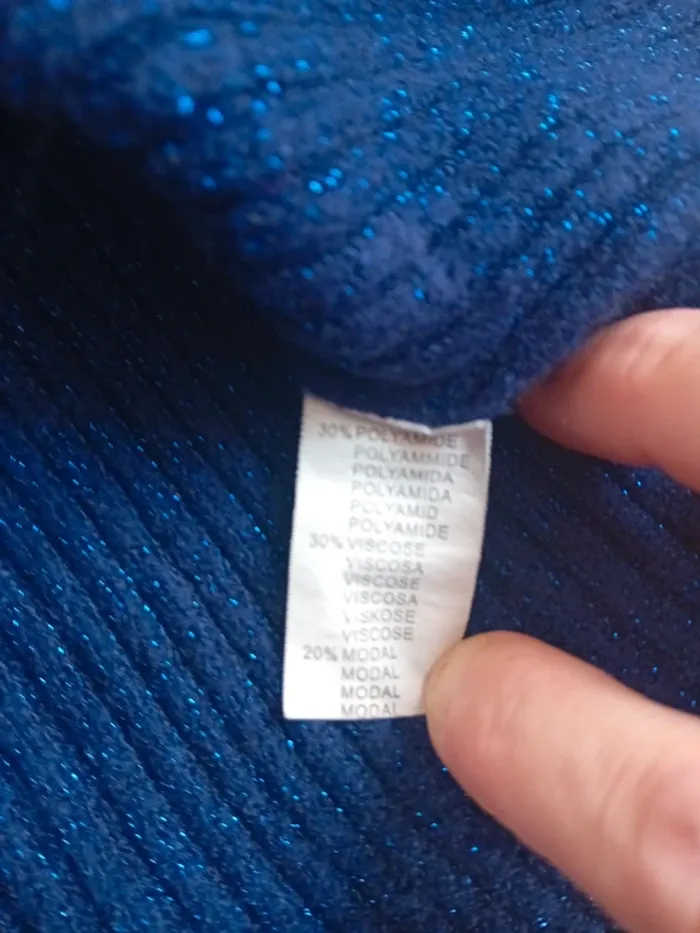 Pull col roulé paillettes - photo numéro 6