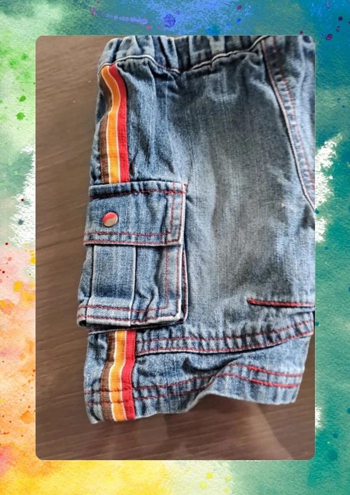 Short jeans 6 mois - photo numéro 2