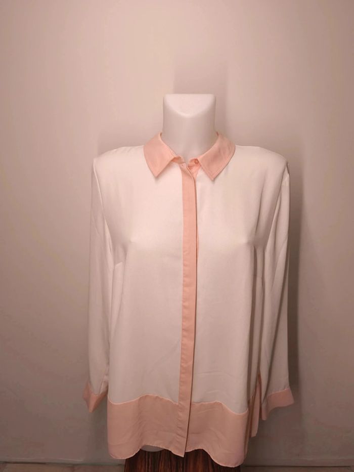 Chemise Atmosphère Femme Taille 46 Blanc-rose