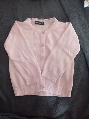 Gilet rose 3 mois
