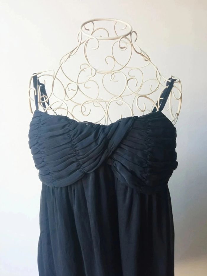 Robe noire à bretelles S 36 K.Woman - photo numéro 3