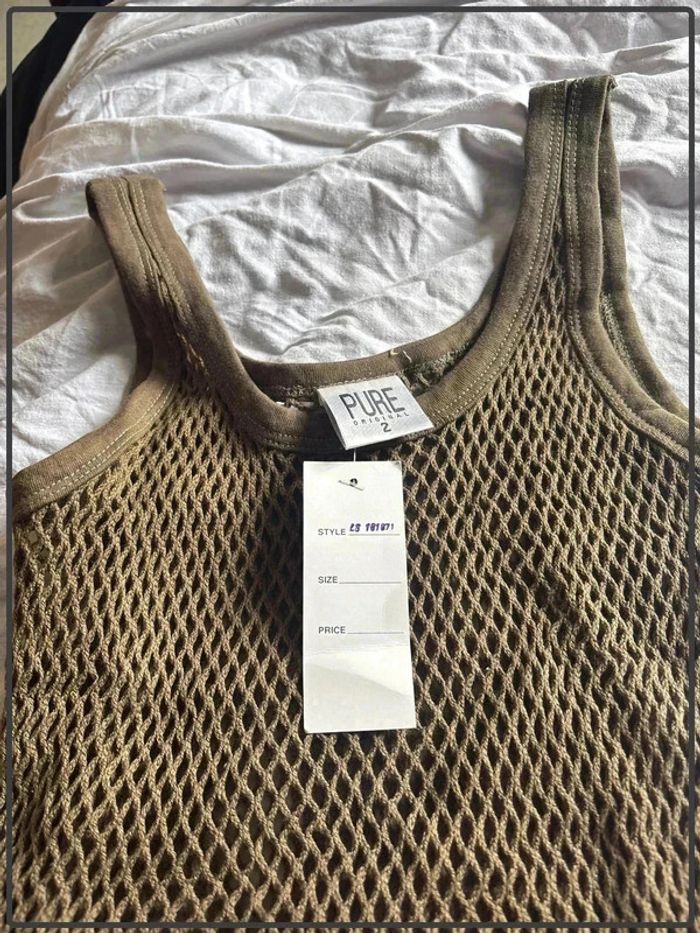 T shirt en maille transparent taille 38 neuf avec étiquette - photo numéro 4