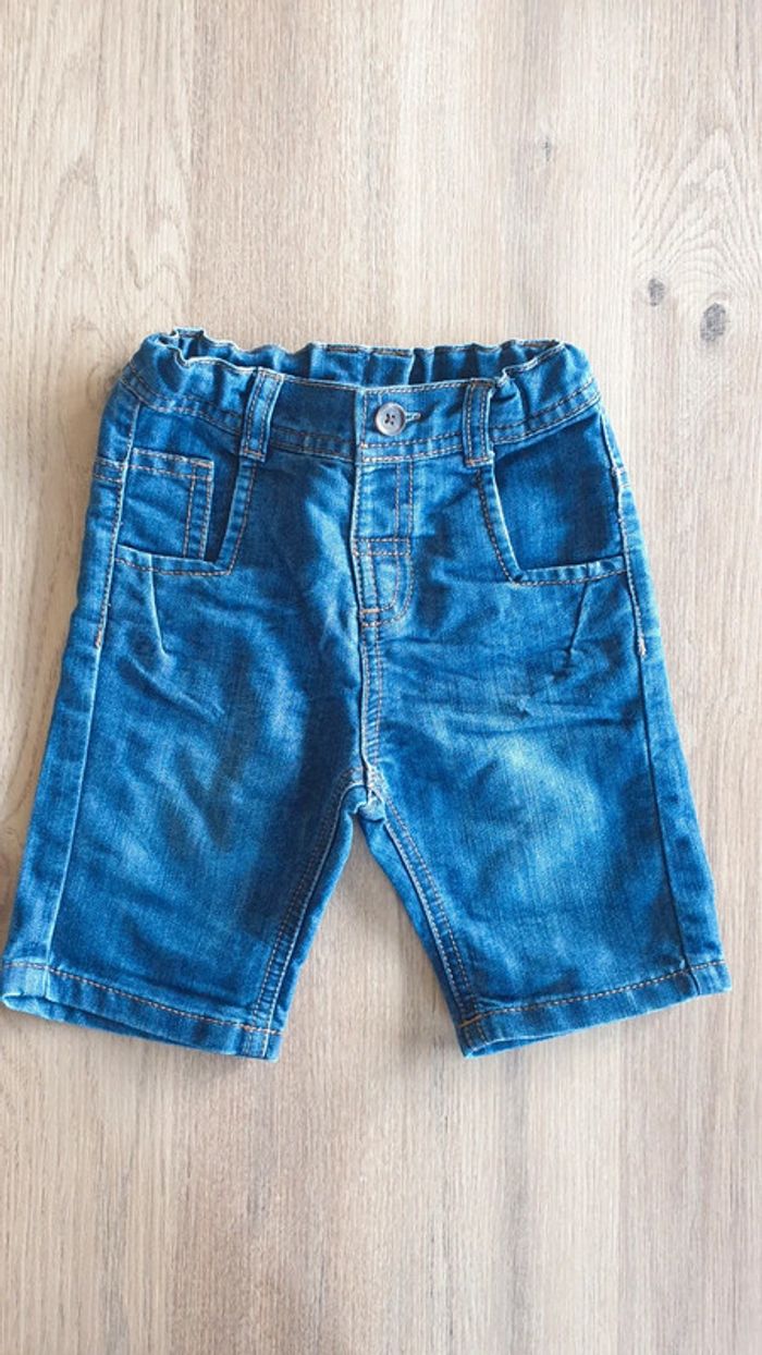 Short en jean bébé garçon, taille 23 mois, Tape-à-l'oeil