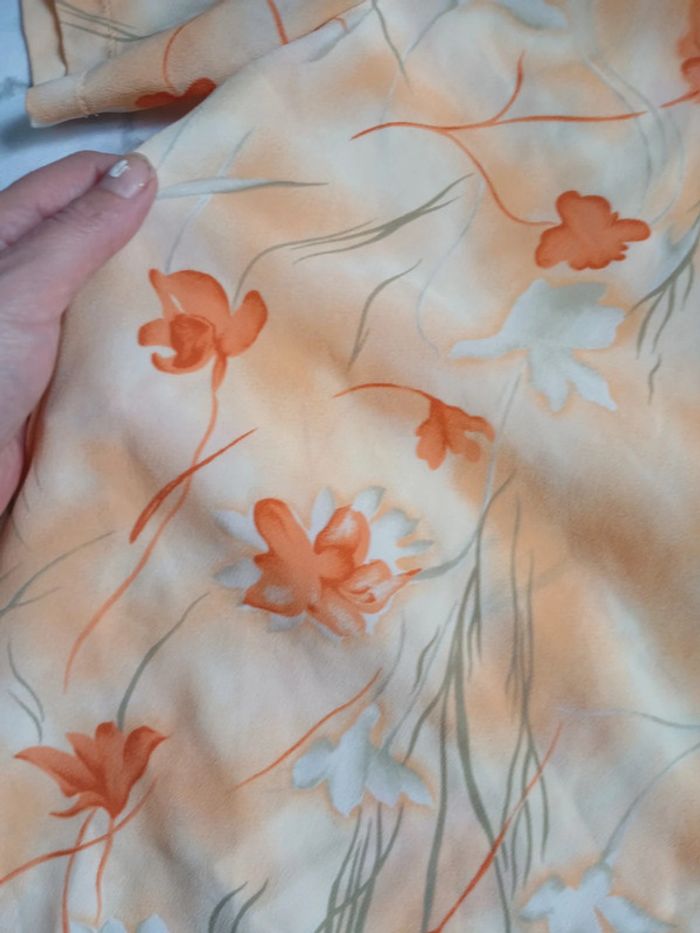 Chemise fleurie femme vintage taille L - photo numéro 4