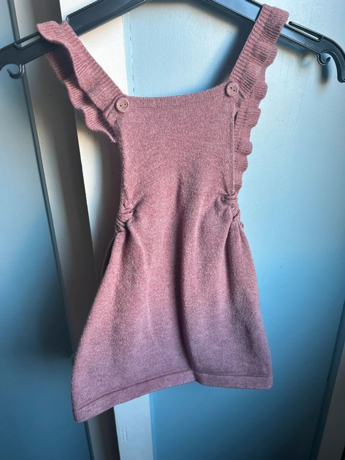Robe à bretelles , imitation laine , 6 mois - photo numéro 4