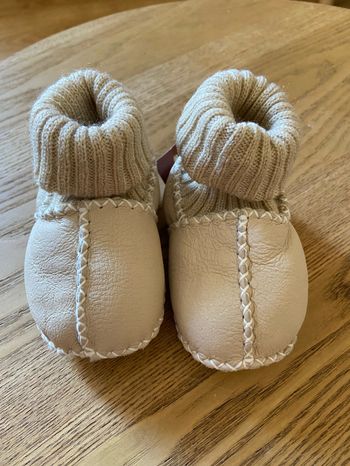 Chaussons cuir