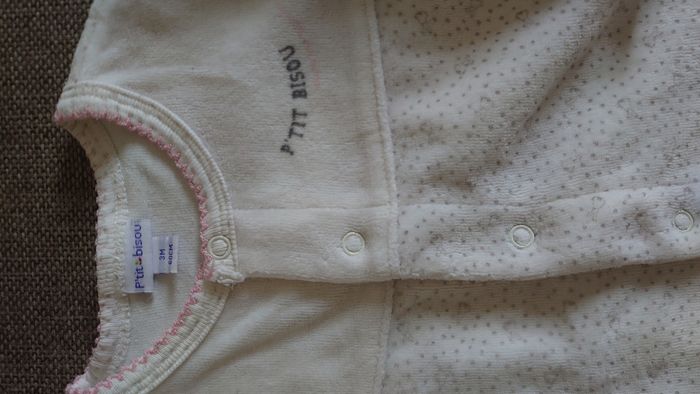 Pyjama bébé Petit bisou - photo numéro 2