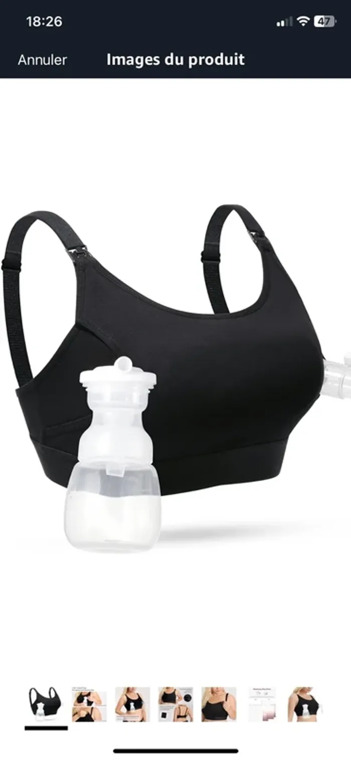 Soutien gorge grossesse / tire lait momcozy - photo numéro 7