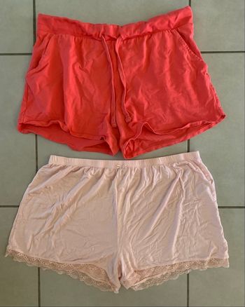 Ensemble lot 2 shorts pyjamas femme