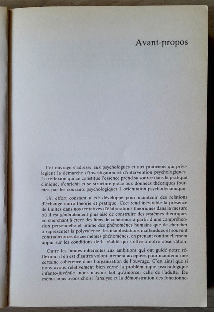 Elsa Schmid - Kitsikis - théorie et clinique du fonctionnement mental (psychologie) - photo numéro 7