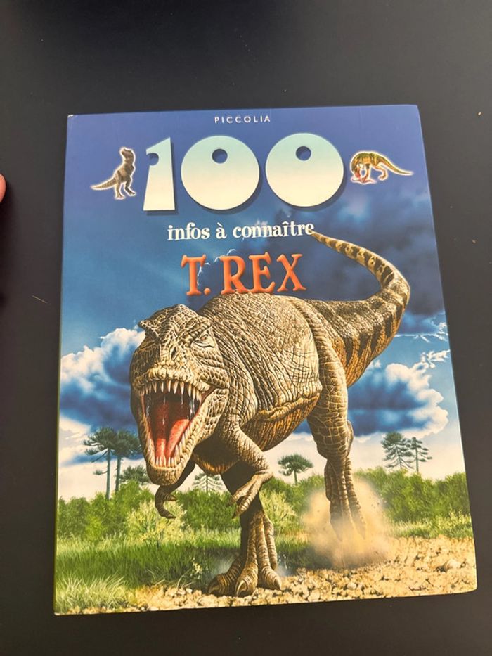 Livre 100 infos à connaître t.Rex