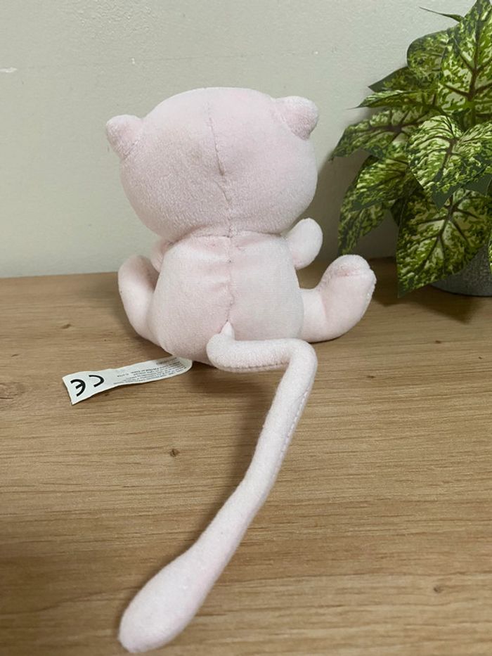 Peluche pokemon rose bleu mew année 1999 vintage - photo numéro 3