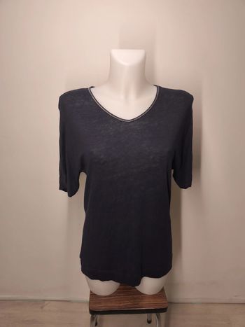 T-shirt Bruno Saint-Hilaire Femme Taille M Bleu foncé