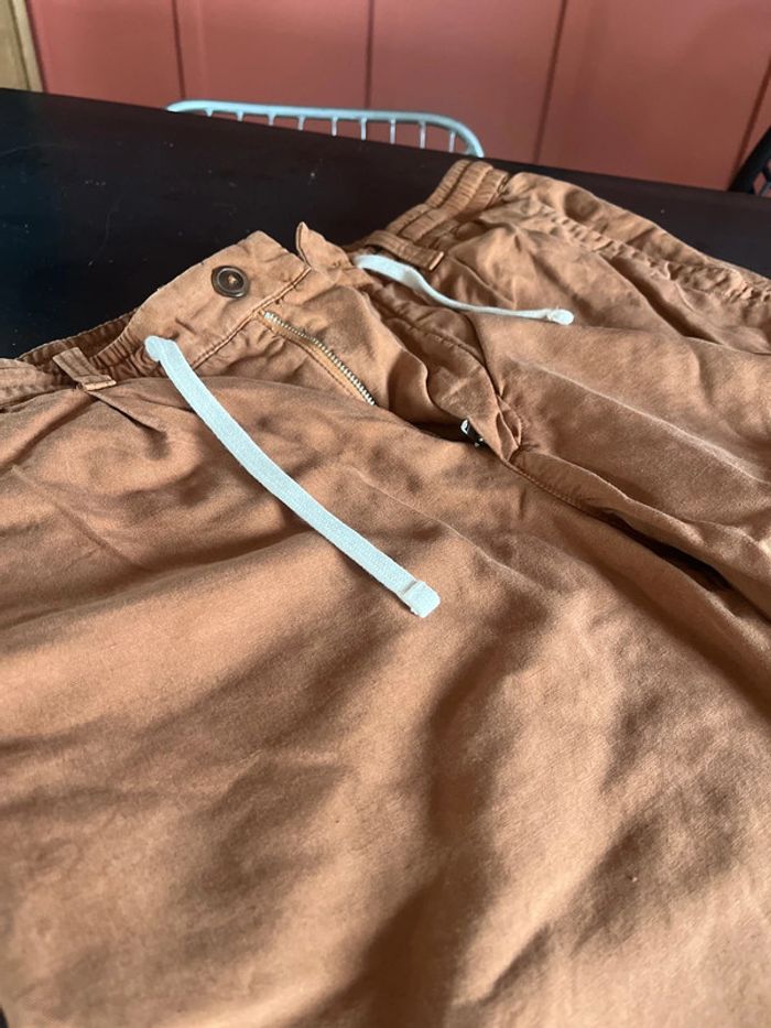 Pantalon fluide léger coton - jambes larges - photo numéro 2