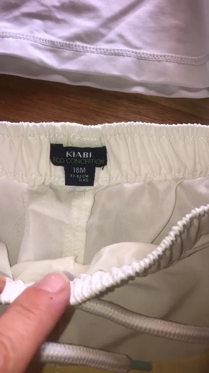 Haut de maillotà 18 mois+ bas de maillot 18 mois kiabi - photo numéro 3