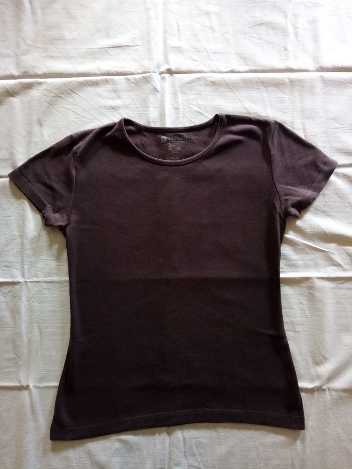 T-shirt manches courtes violet - photo numéro 2
