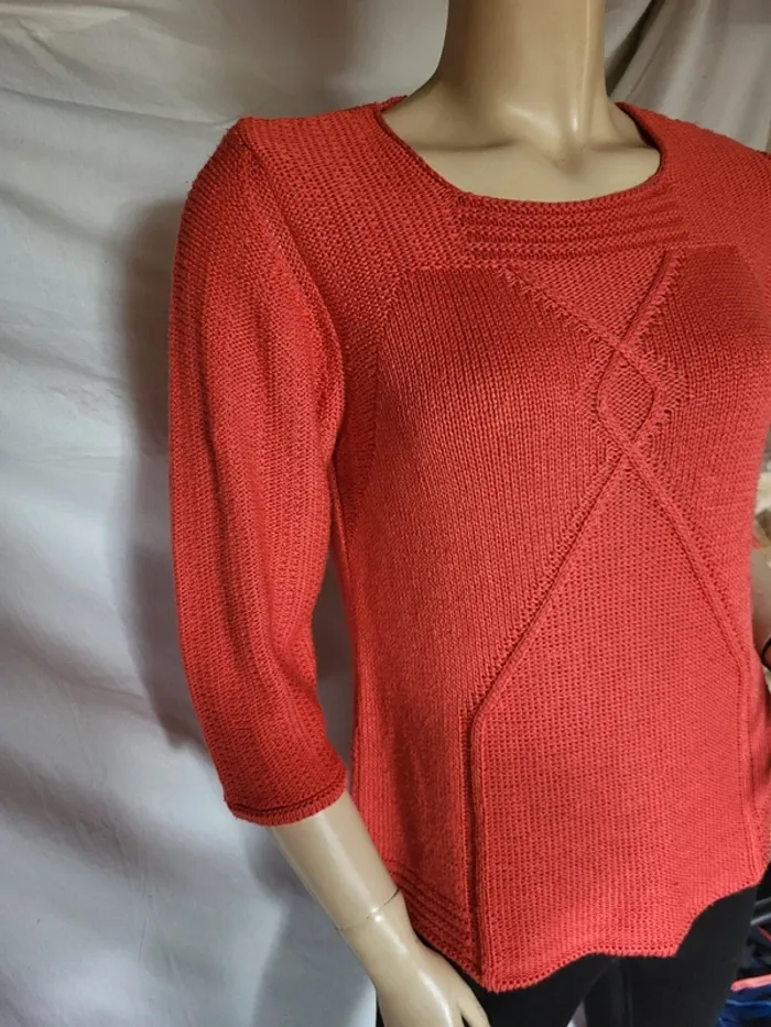 Pull corail - photo numéro 2