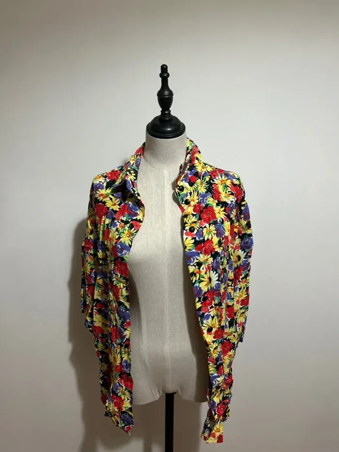 Chemise vintage fleurie