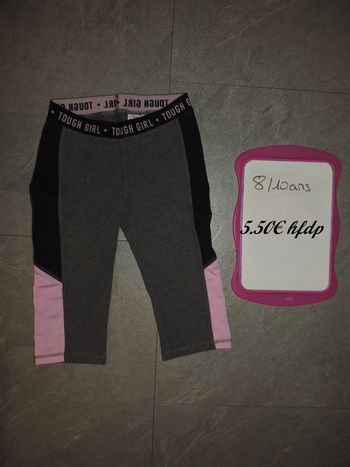 cycliste taille 8/10 ans