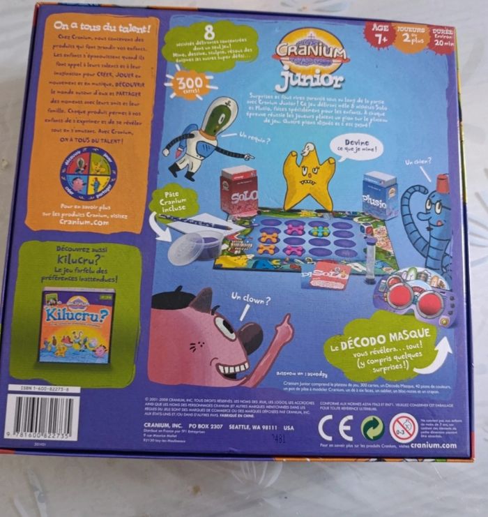Jeu de société Cranium junior - photo numéro 2