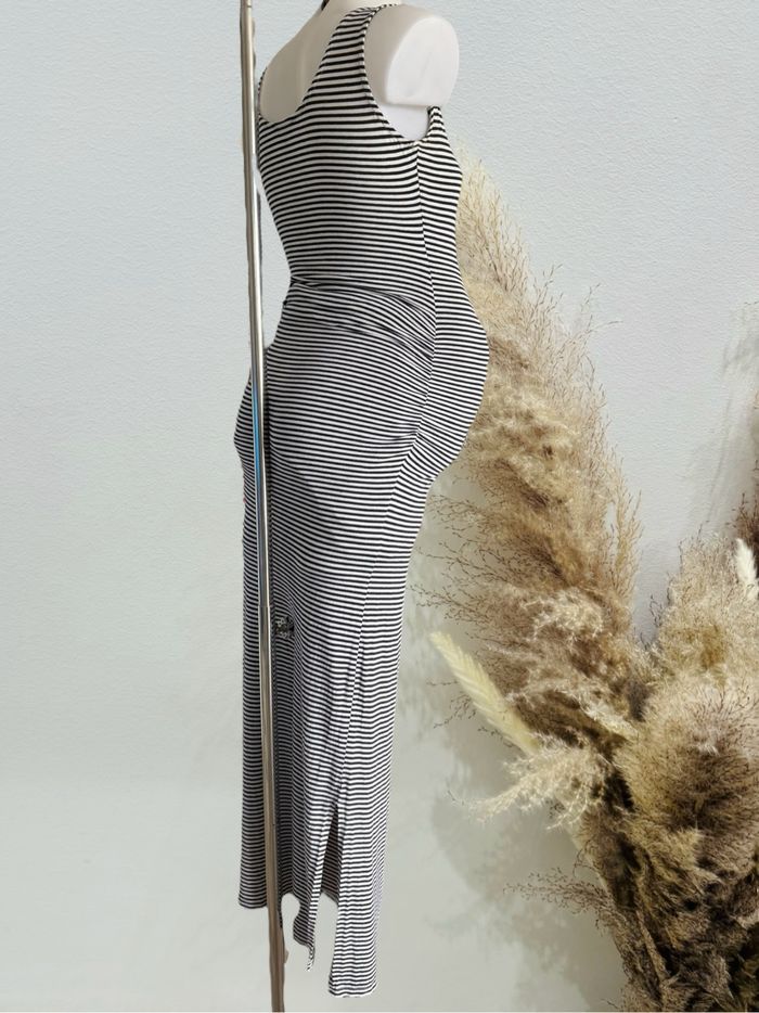 Jolie robe longue grossesse envie de fraise36/38 marinière - photo numéro 3