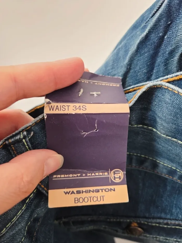Beau jean Fremont + Harris taille 34S (M/L) - photo numéro 6