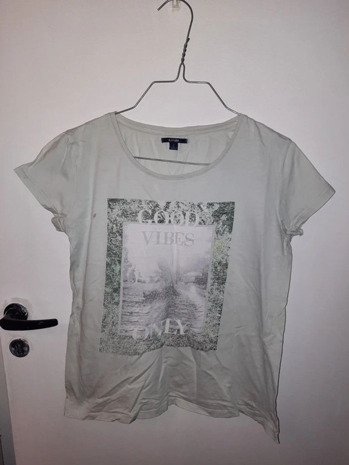 T-Shirt vert d'eau - Kiabi _ S/16 ans - photo numéro 2