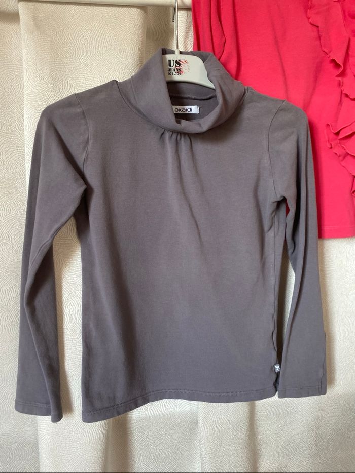 Lot fille t-shirt ml sous pull 8 ans plusieurs marques - photo numéro 6