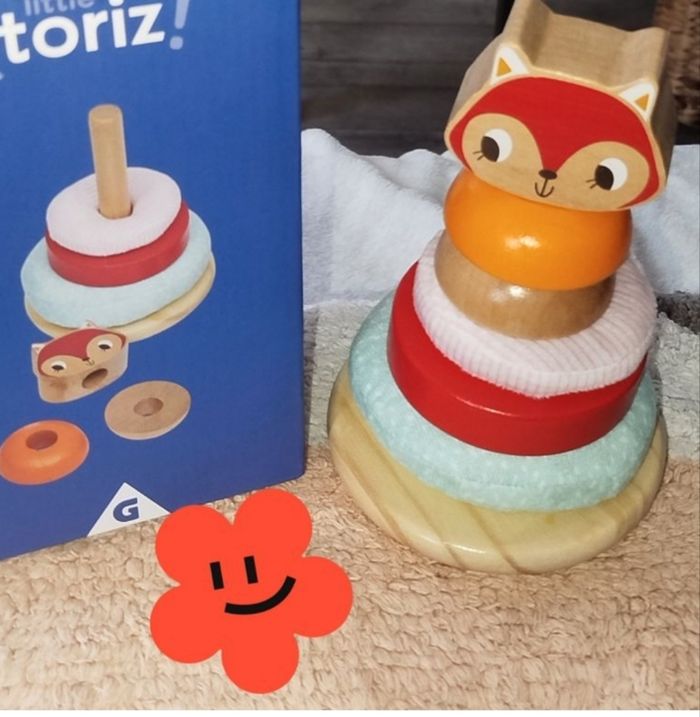 Little Storiz Petit renard Culbuto Tour empilable