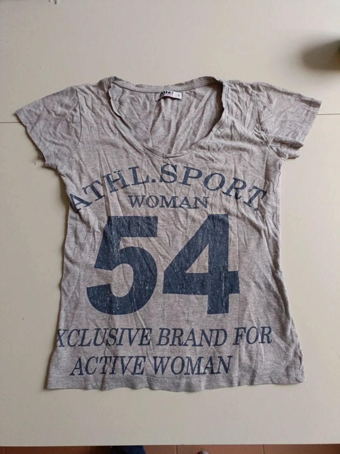 T-shirt manches courtes taille 3 athl